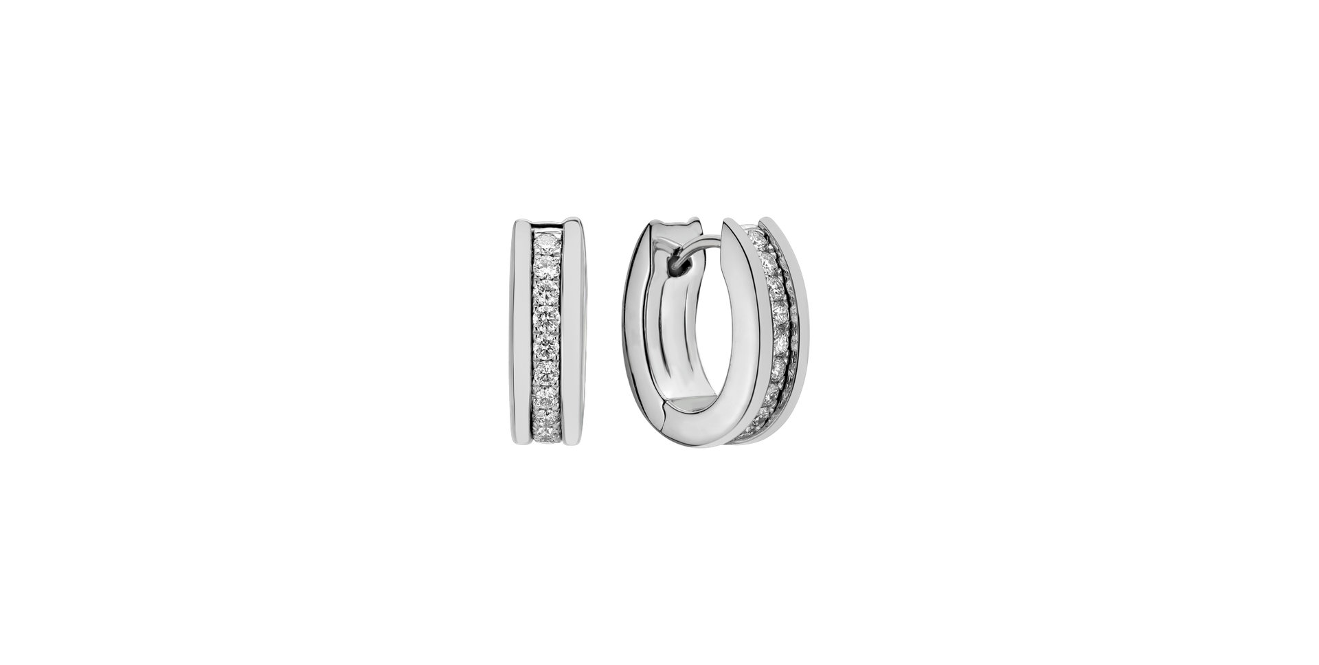 Diamond earrings Ray of Light