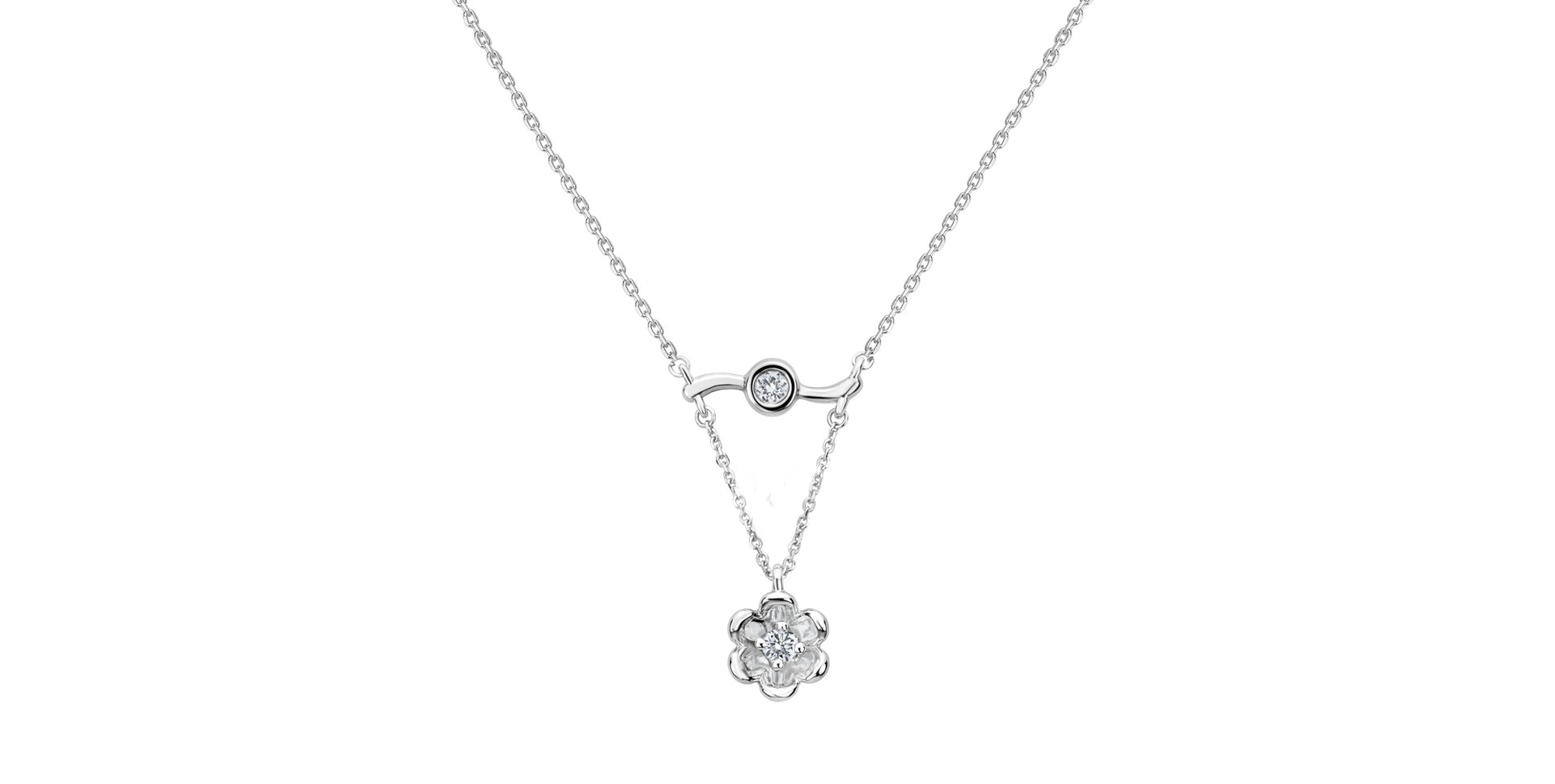 Diamond necklace Starlit Lily