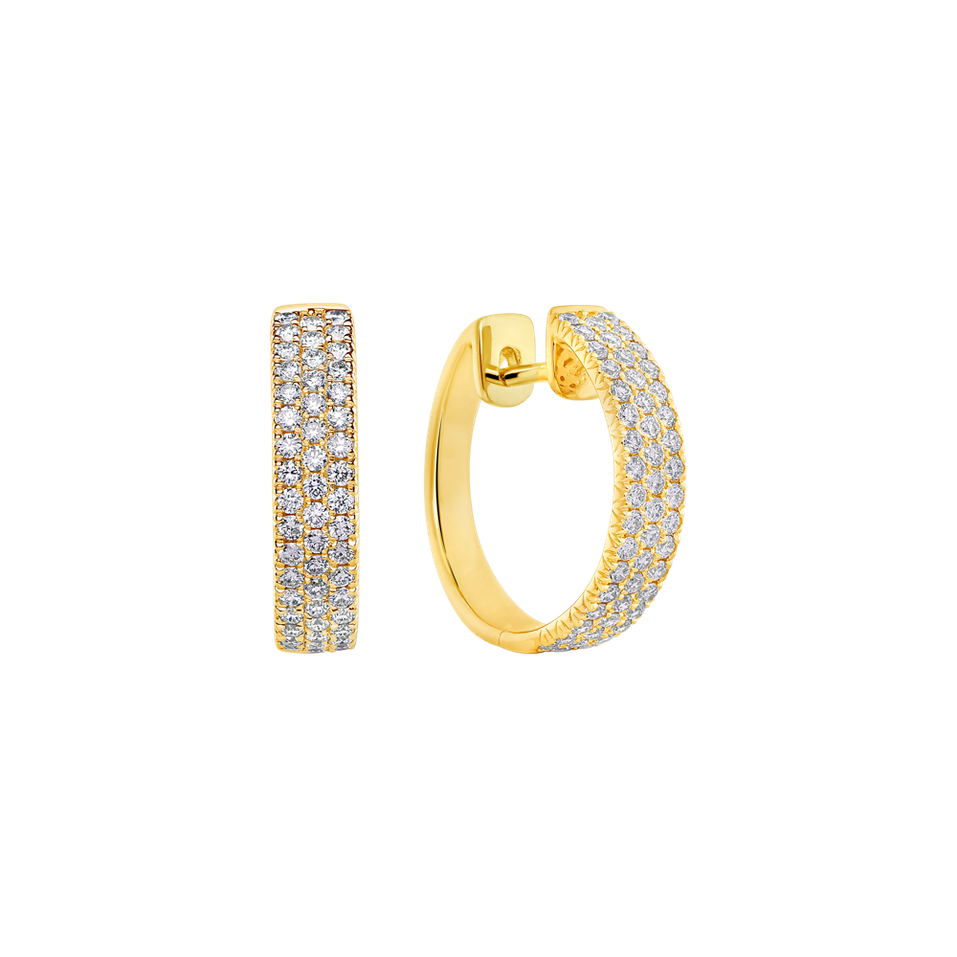 Diamond earrings Seraph Waterfall