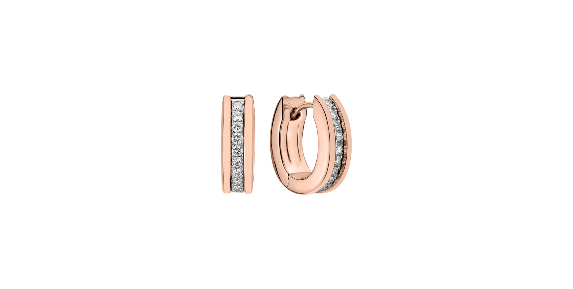 Diamond earrings Ray of Light