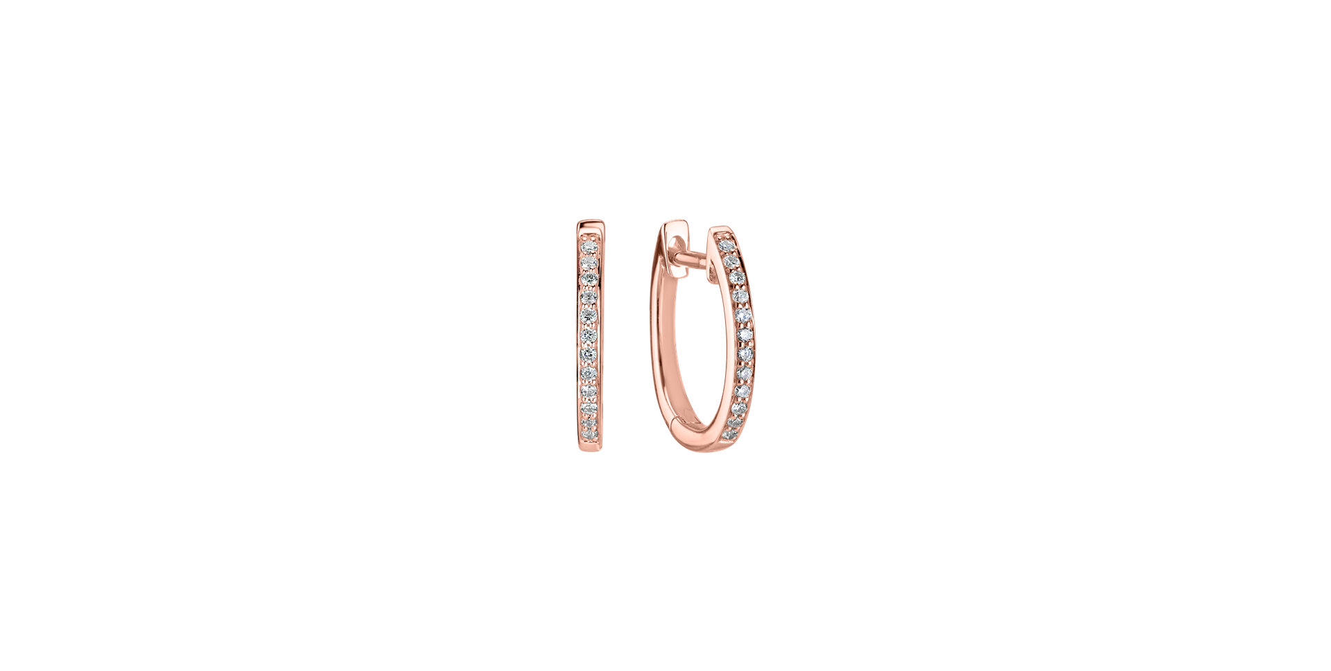 Diamond earrings Magical Loop