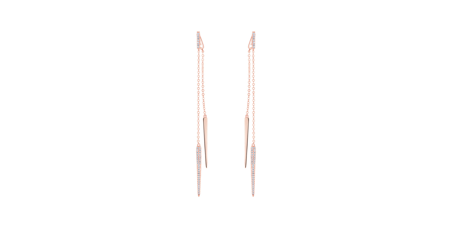 Diamond earrings Calyx