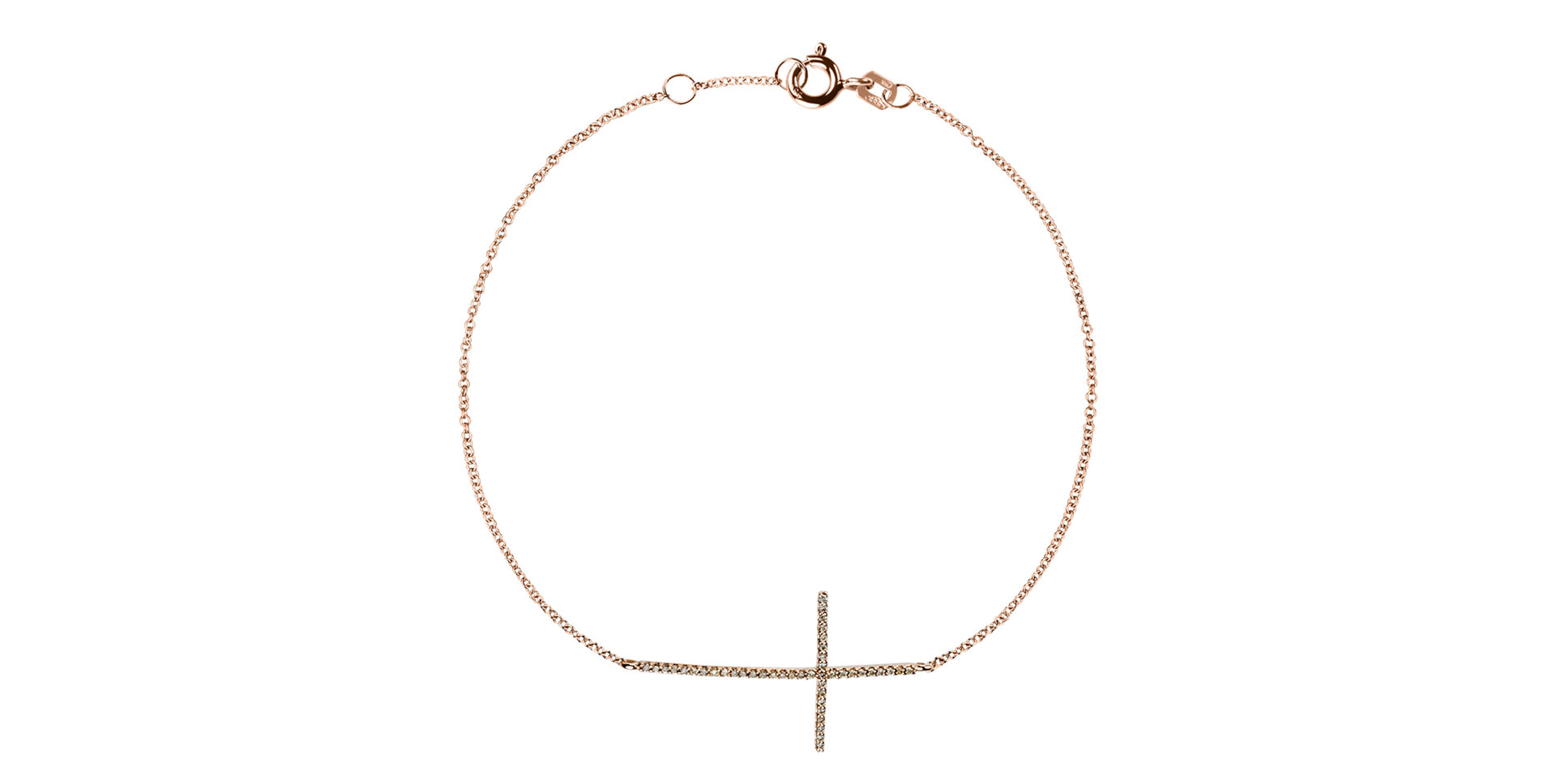 Diamond bracelet Big Cross