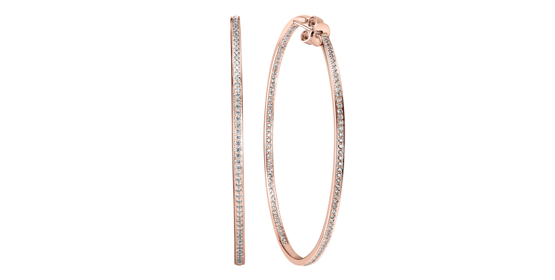 Diamond earrings Sparkling Eclipse