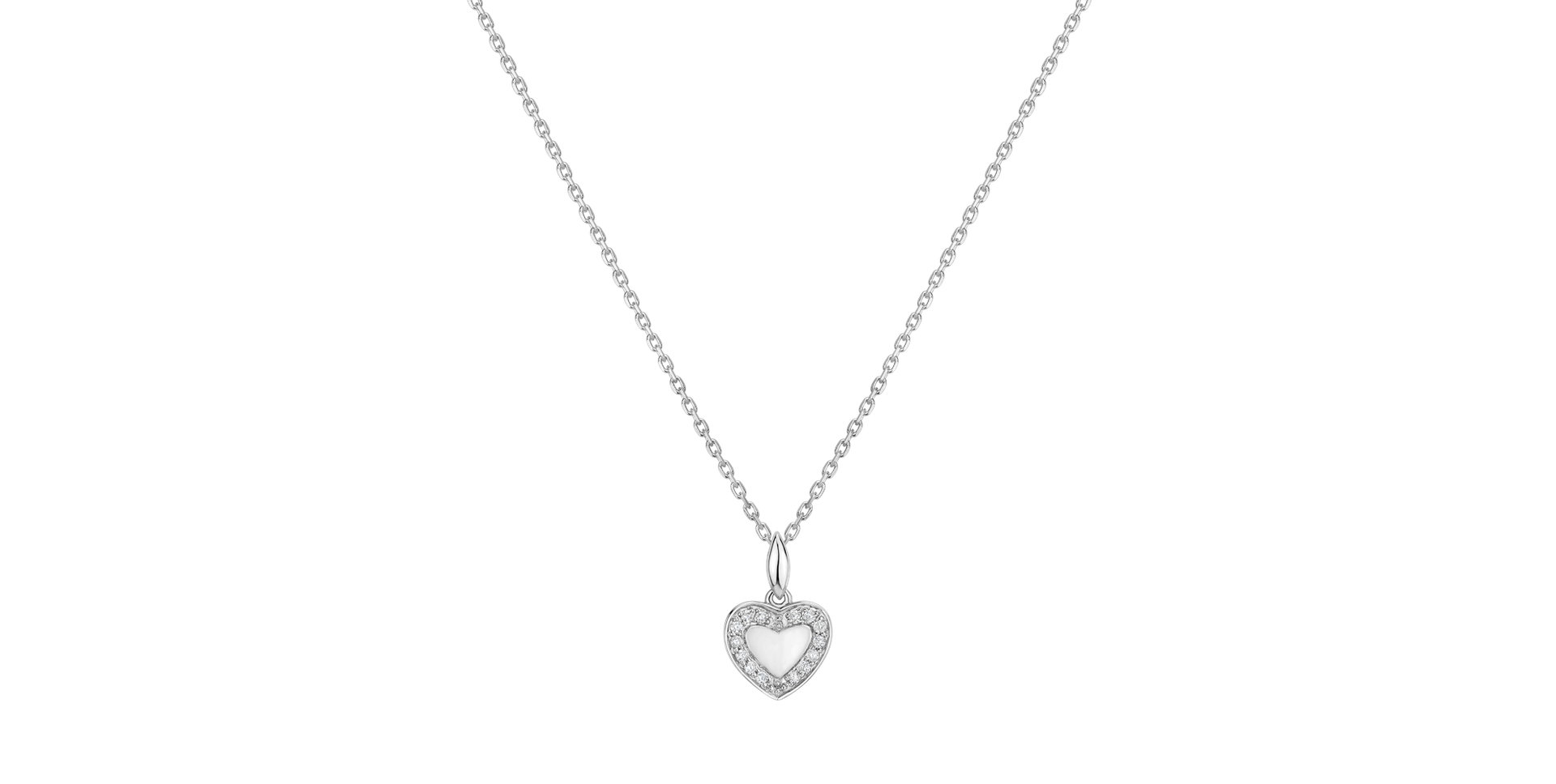 Diamond pendant Kind Heart
