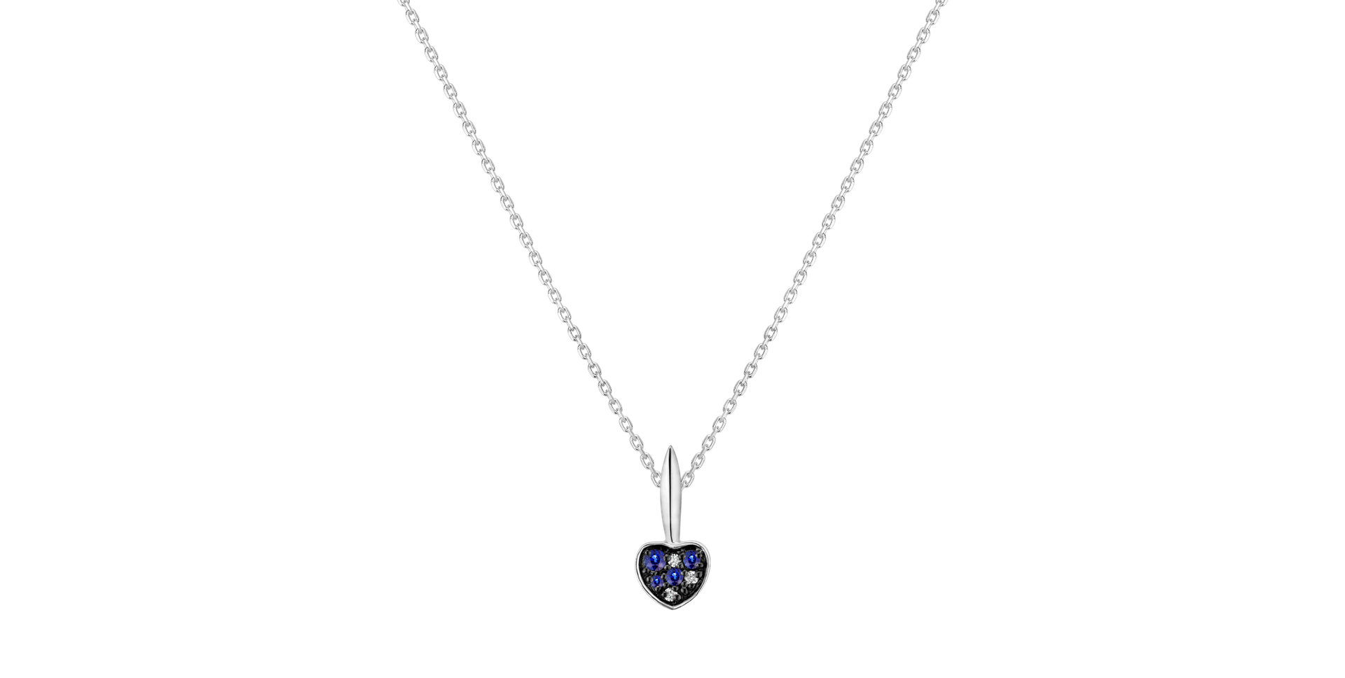 Diamond pendant with Sapphire Recent Emotion
