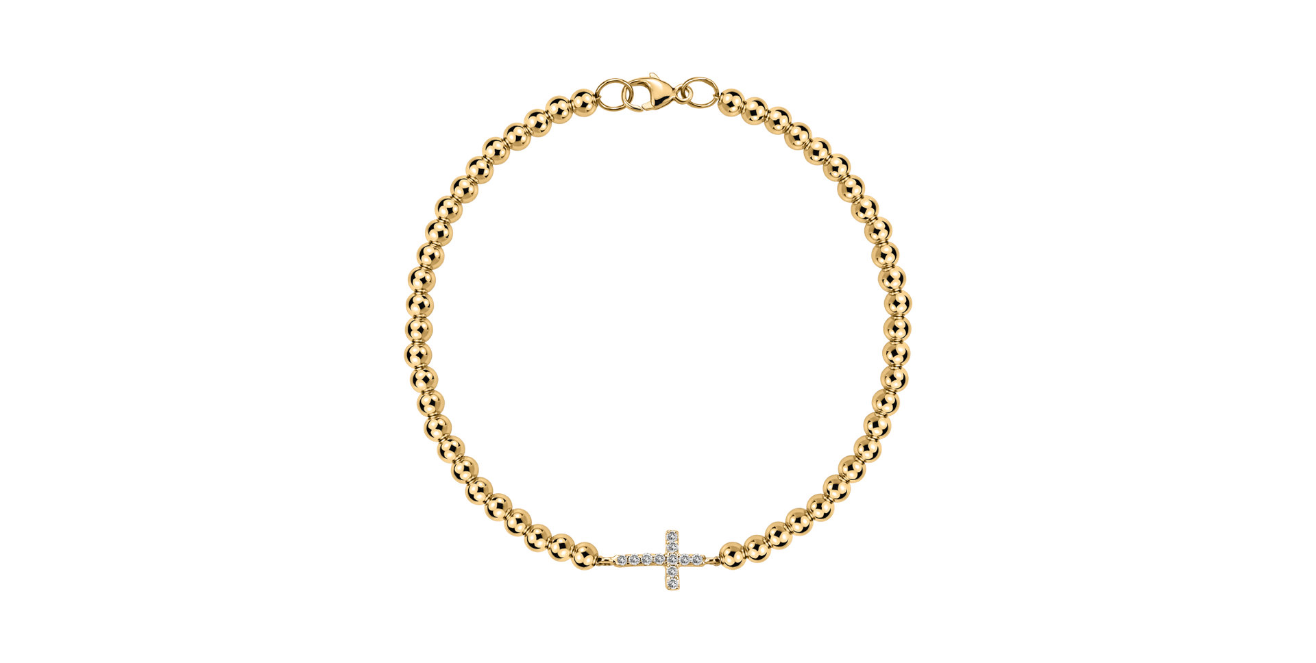 Diamond necklace Cure of Cross