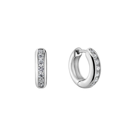 Diamond earrings Fragile Simplicity