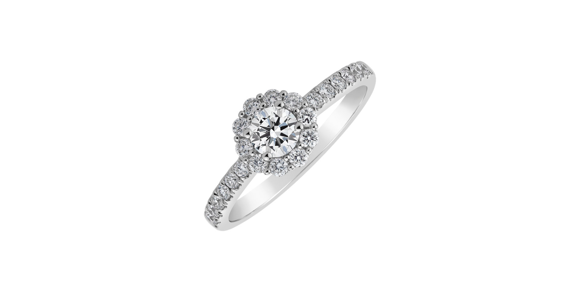 Diamond ring Folded Floral