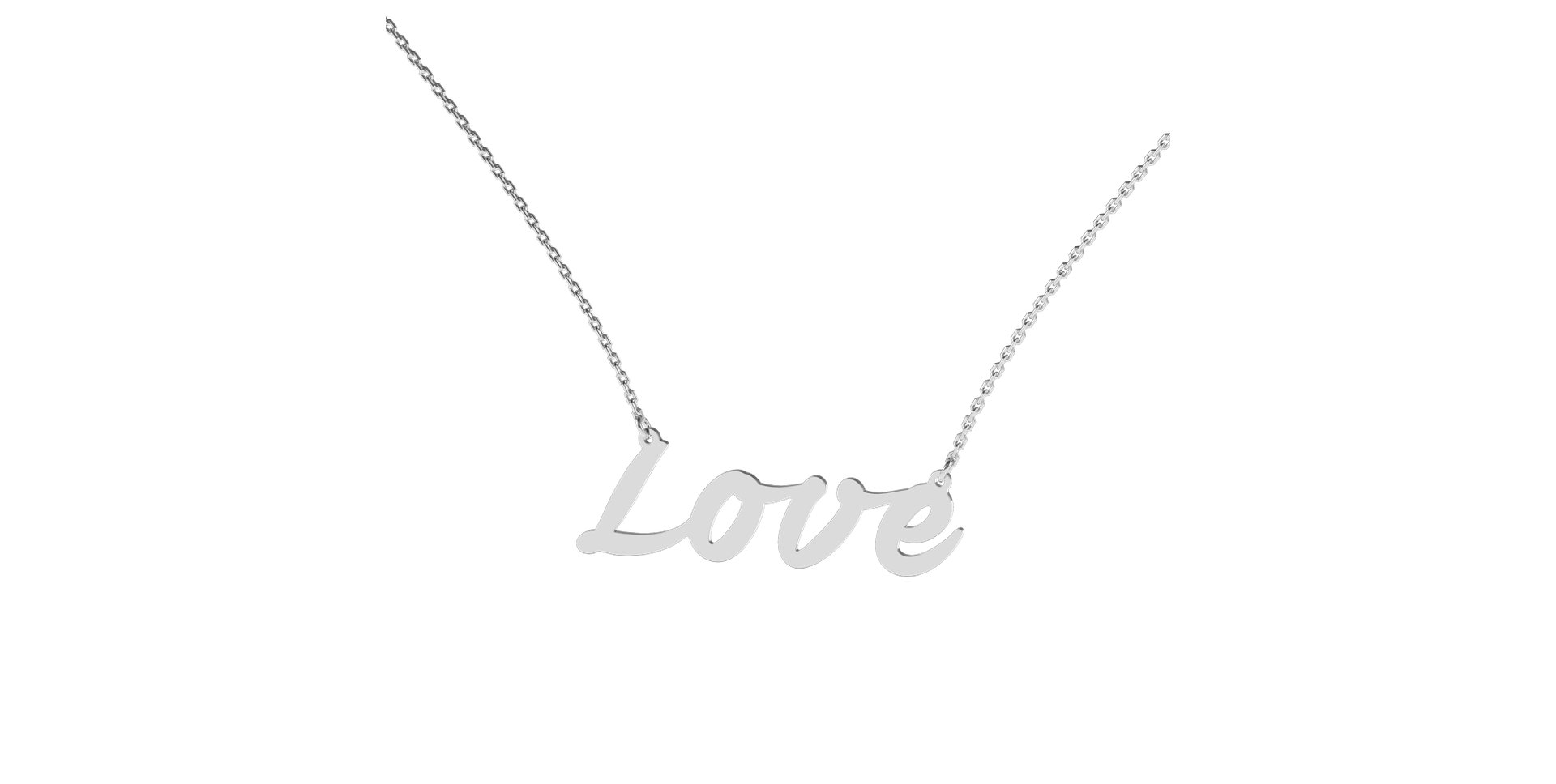 Diamond necklace Love Treasure