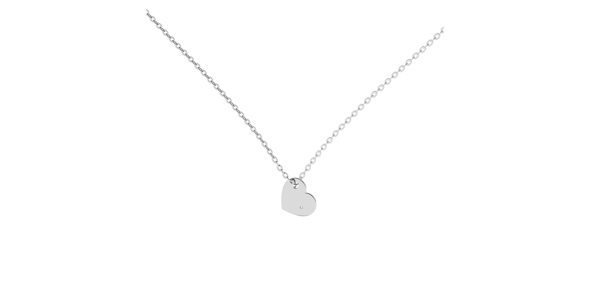 Diamond necklace Promise Love