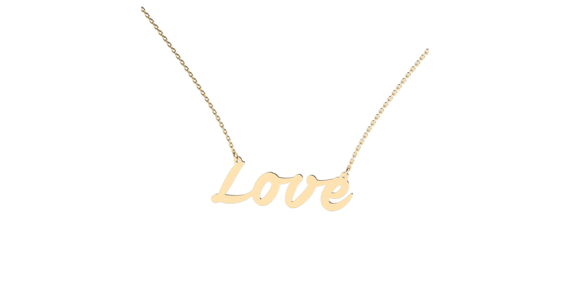 Diamond necklace Love Treasure