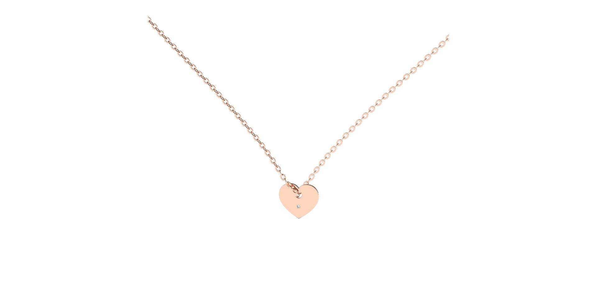 Diamond necklace Love Symbol