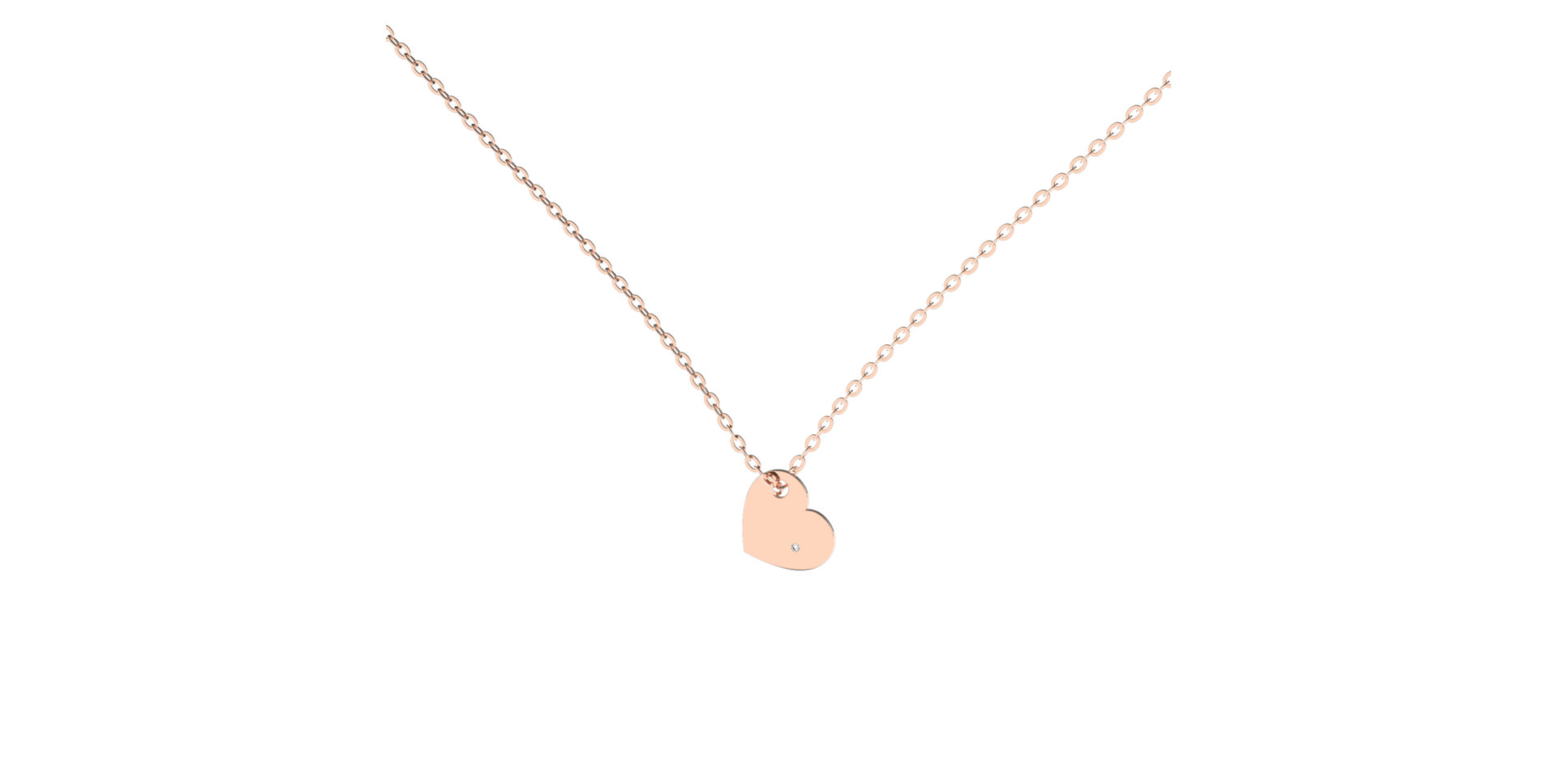 Diamond necklace Promise Love