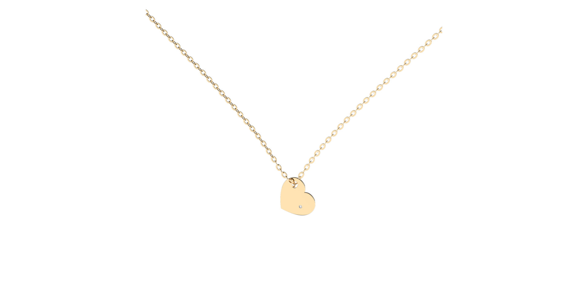 Diamond necklace Promise Love