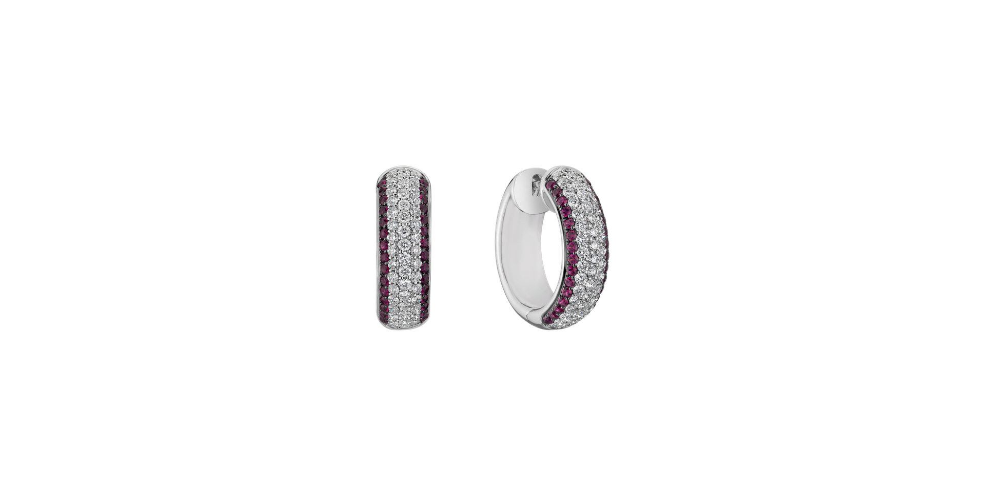 Diamond earrings and Ruby Sammael