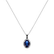 Diamond pendant with Sapphire Royal Mystery3