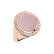 Diamond ring with Rose Quartz Mistress Moonlight4