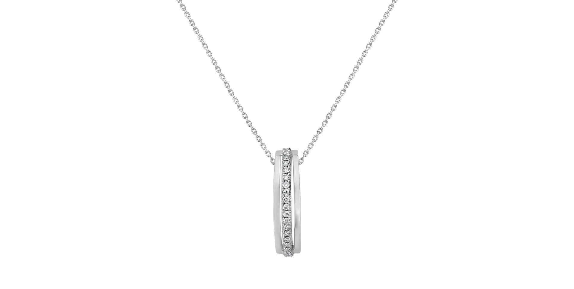 Diamond pendant Elegant Line