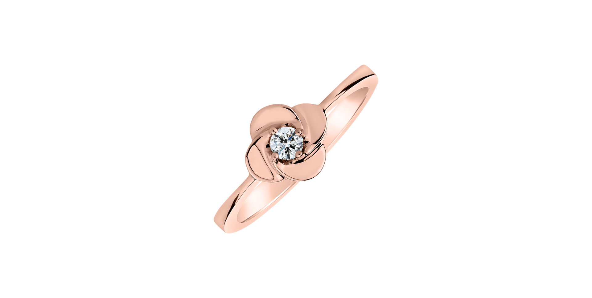 Diamond ring Faith Flower
