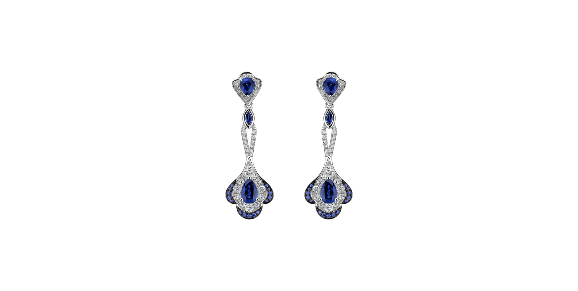 Diamond earrings and Sapphire Aristocrat Sin