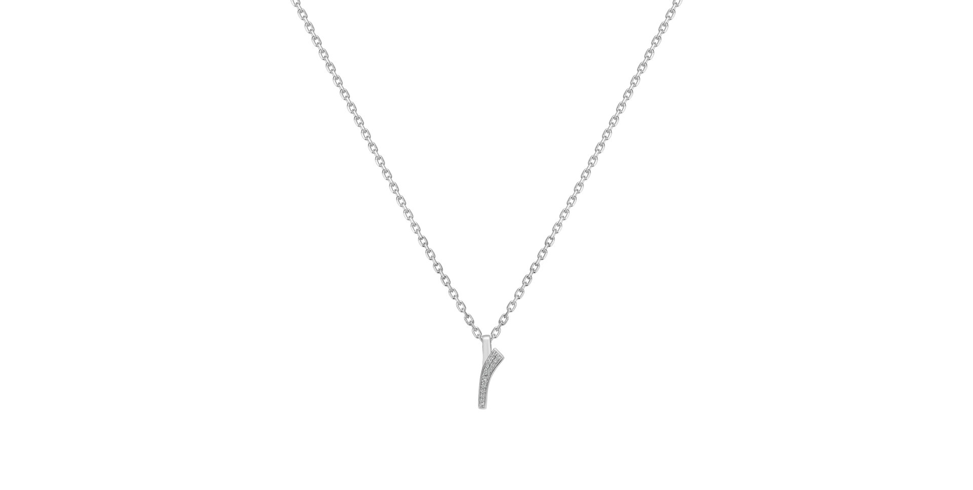 Diamond pendant Brilliant Wave