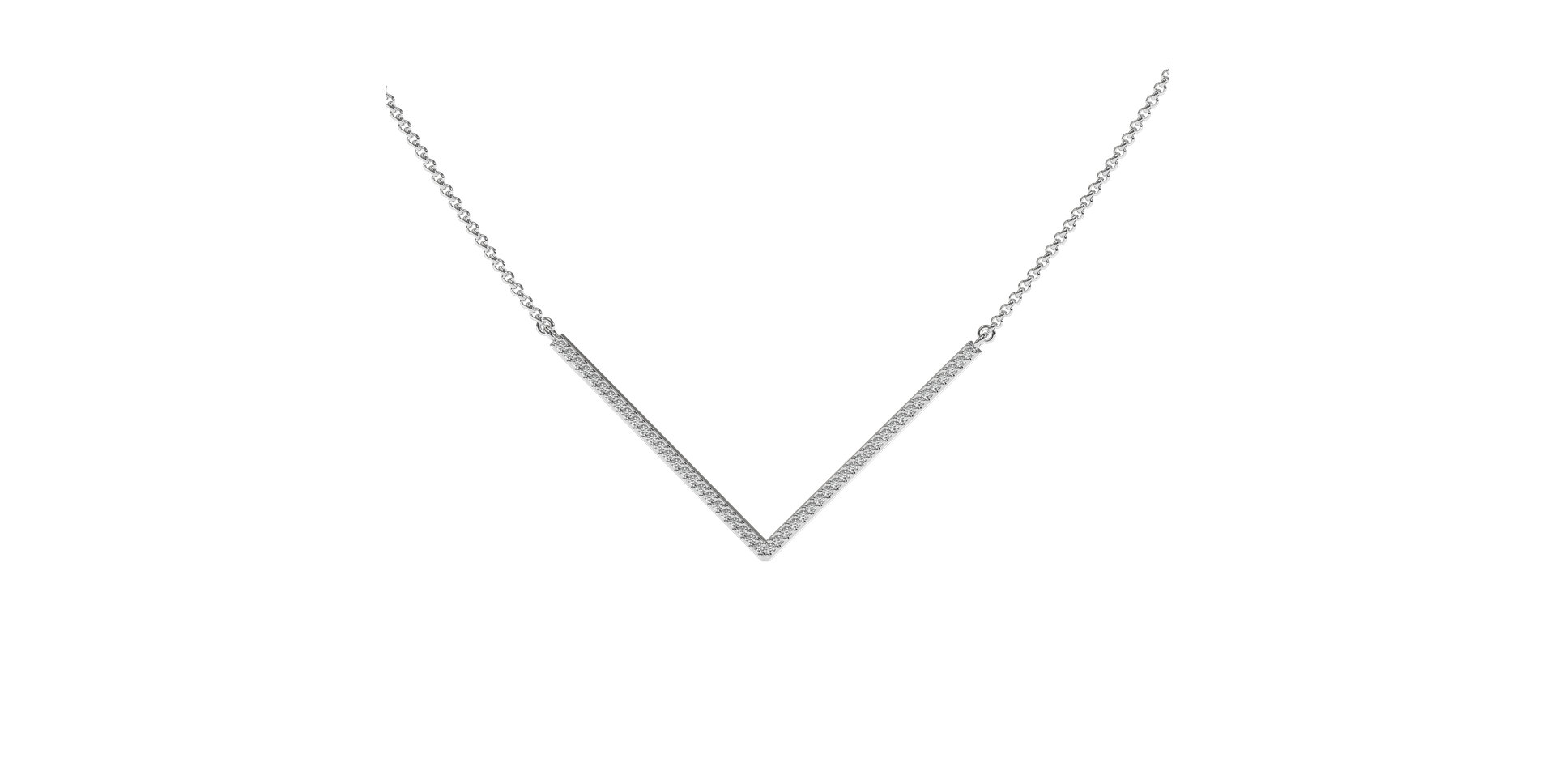 Diamond necklace Victory Line
