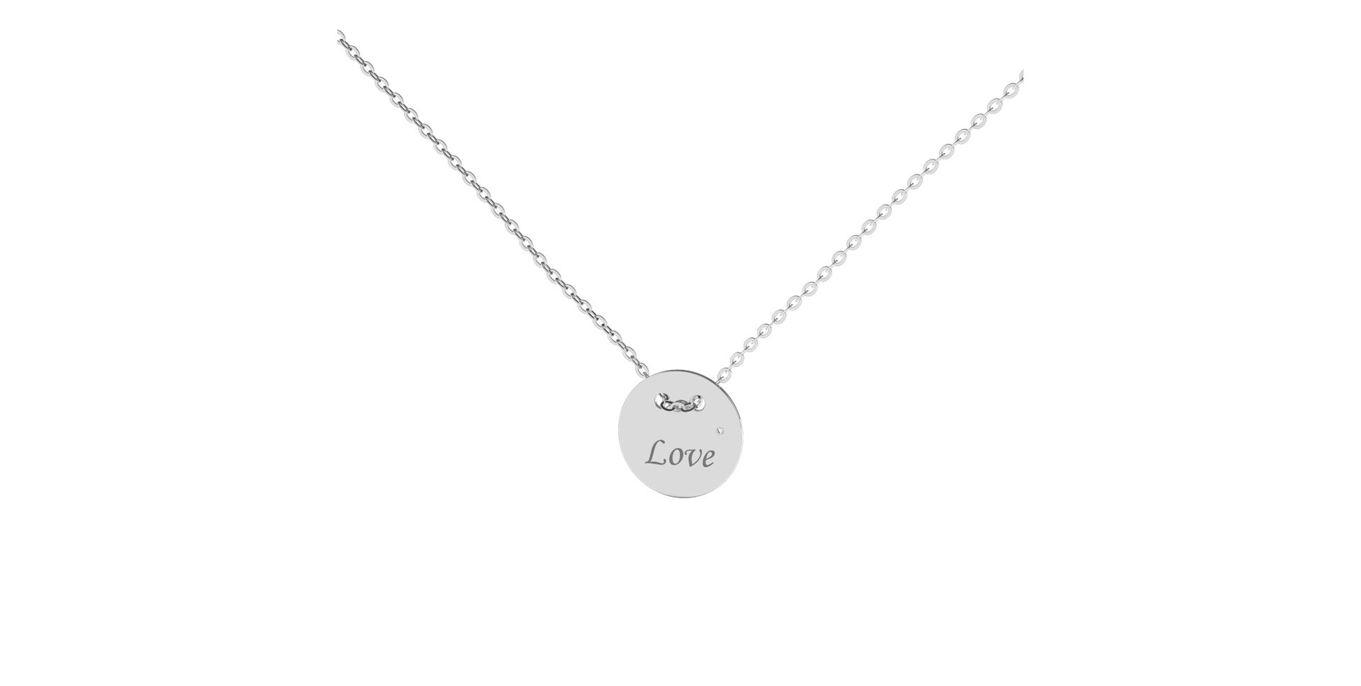 Diamond necklace Love Splendor