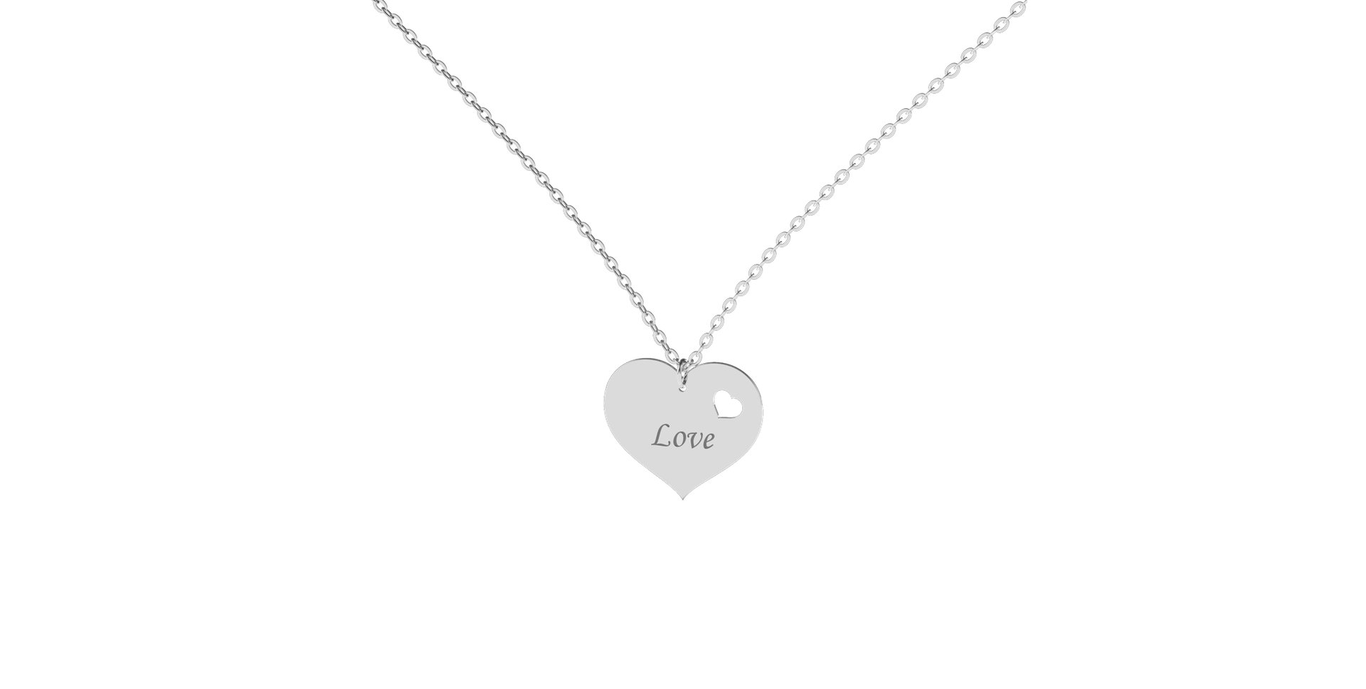 Diamond necklace Double Love