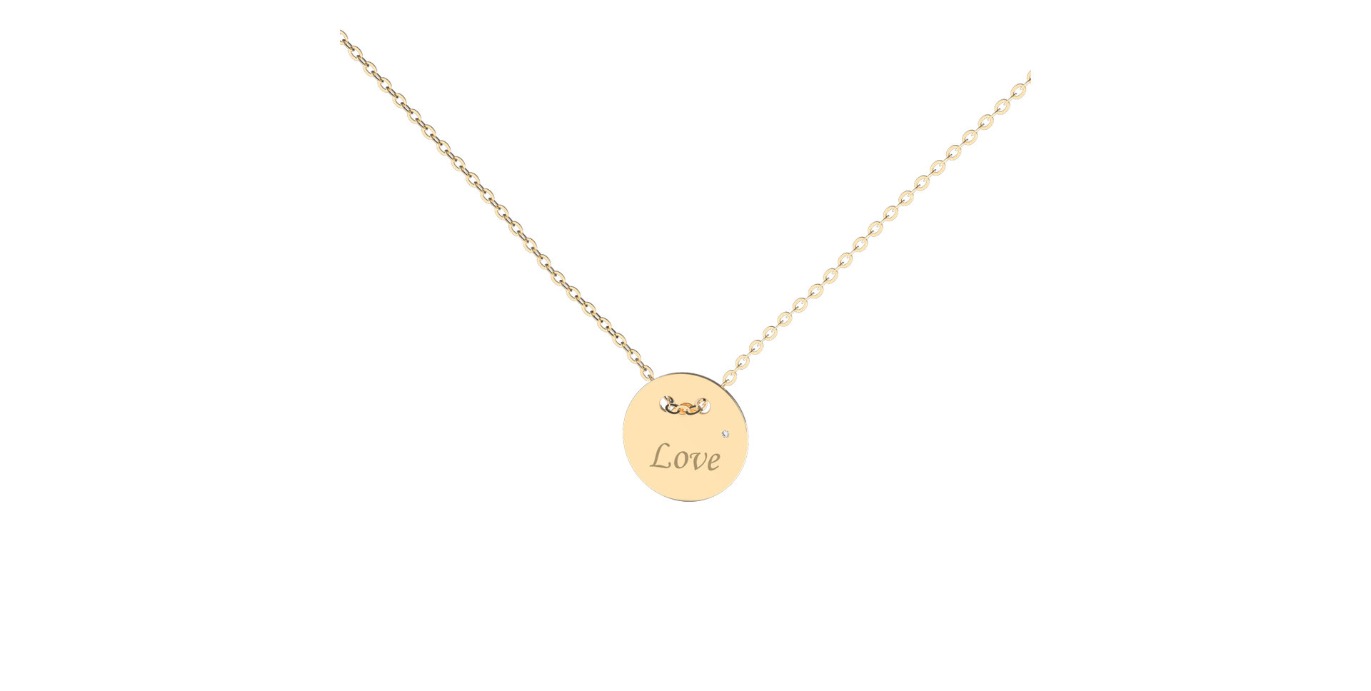 Diamond necklace Love Splendor