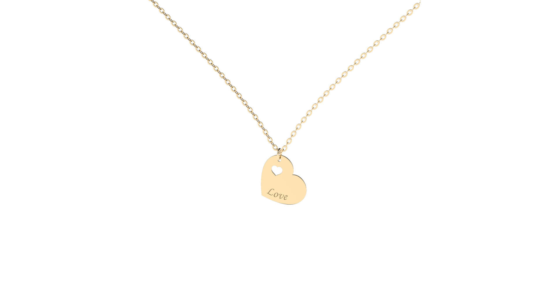 Diamond necklace Passion Heart