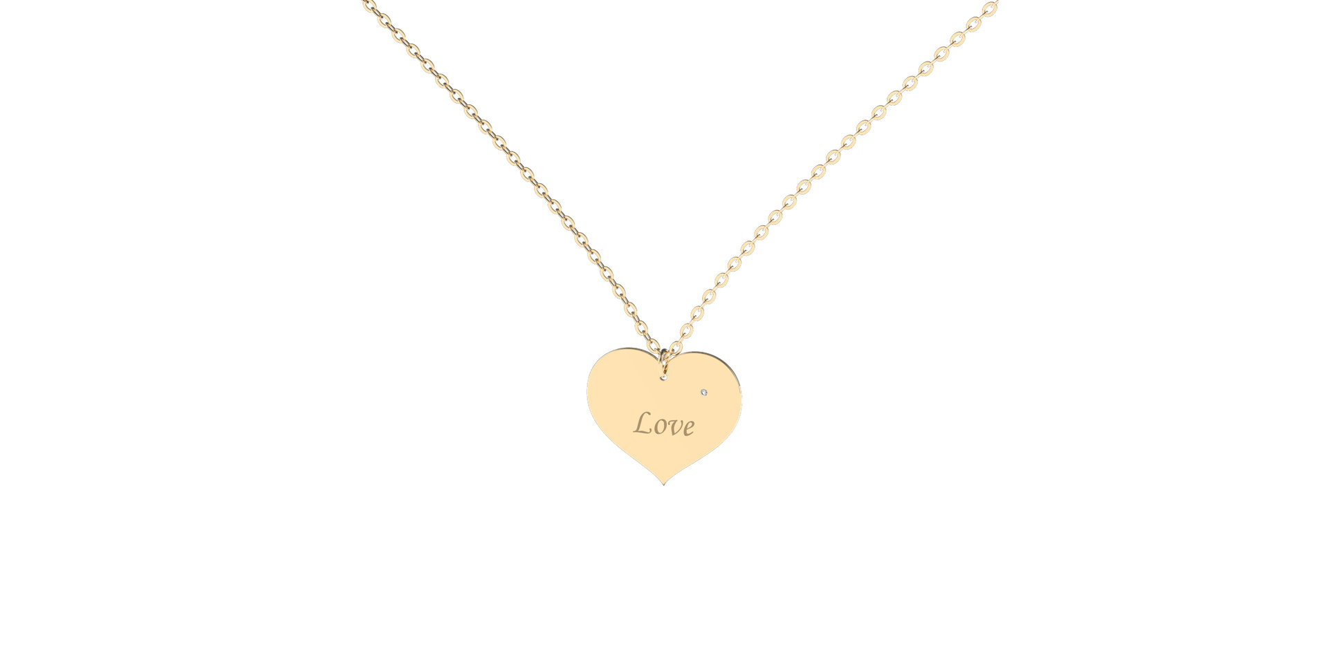 Diamond necklace Endless Love