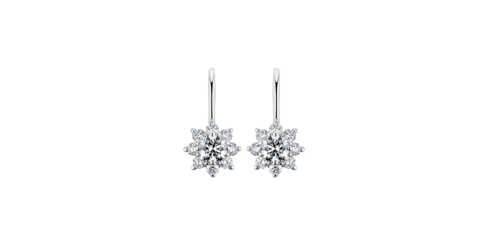 Diamond earrings Snow Storm