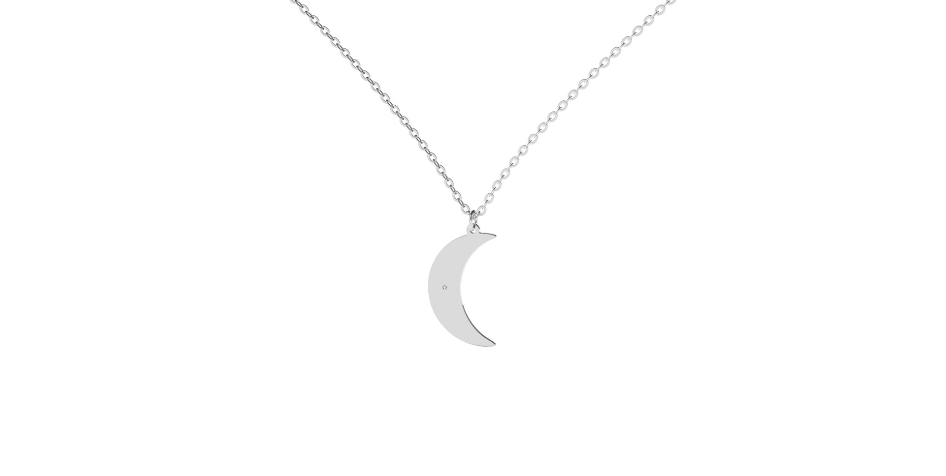 Diamond necklace Amazing Moon