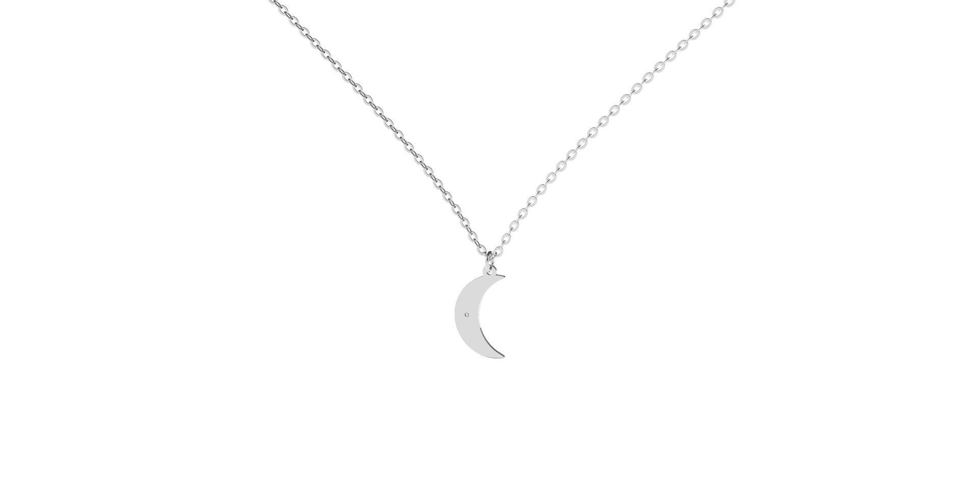Diamond necklace Miracle Moon