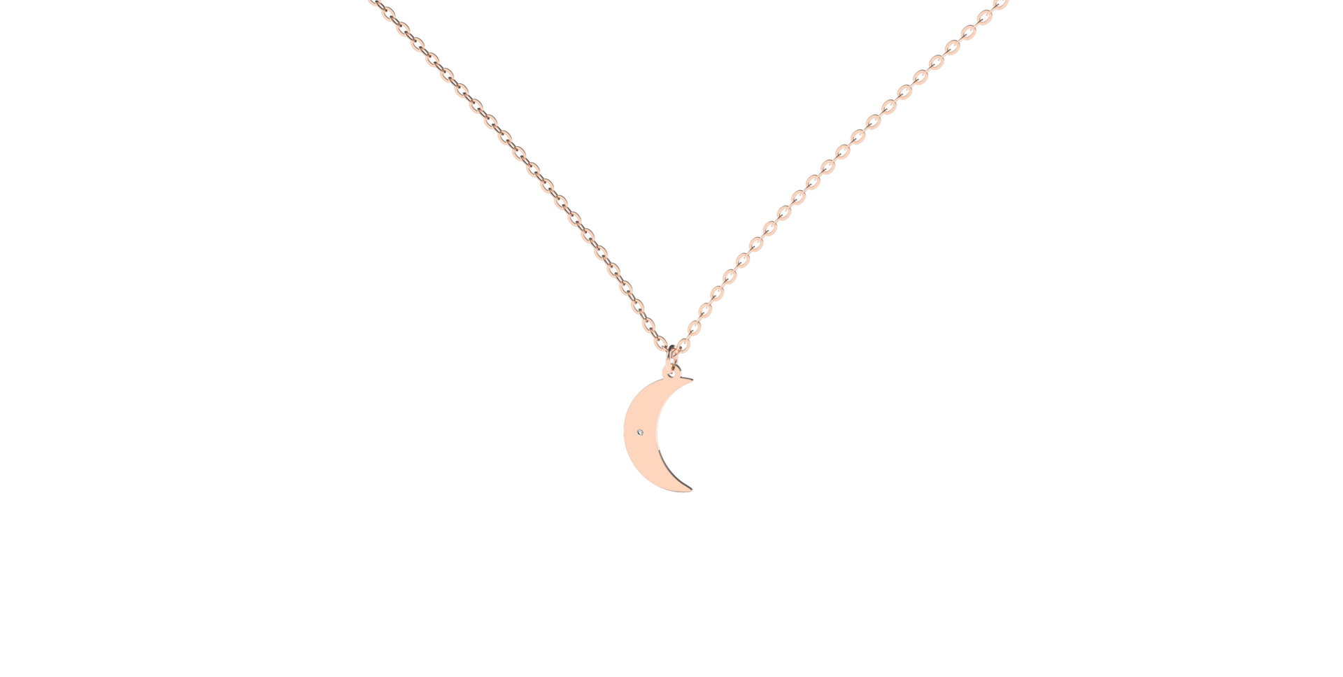 Diamond necklace Miracle Moon