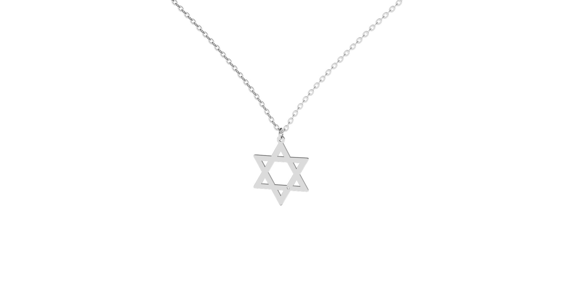 Diamond necklace David Star