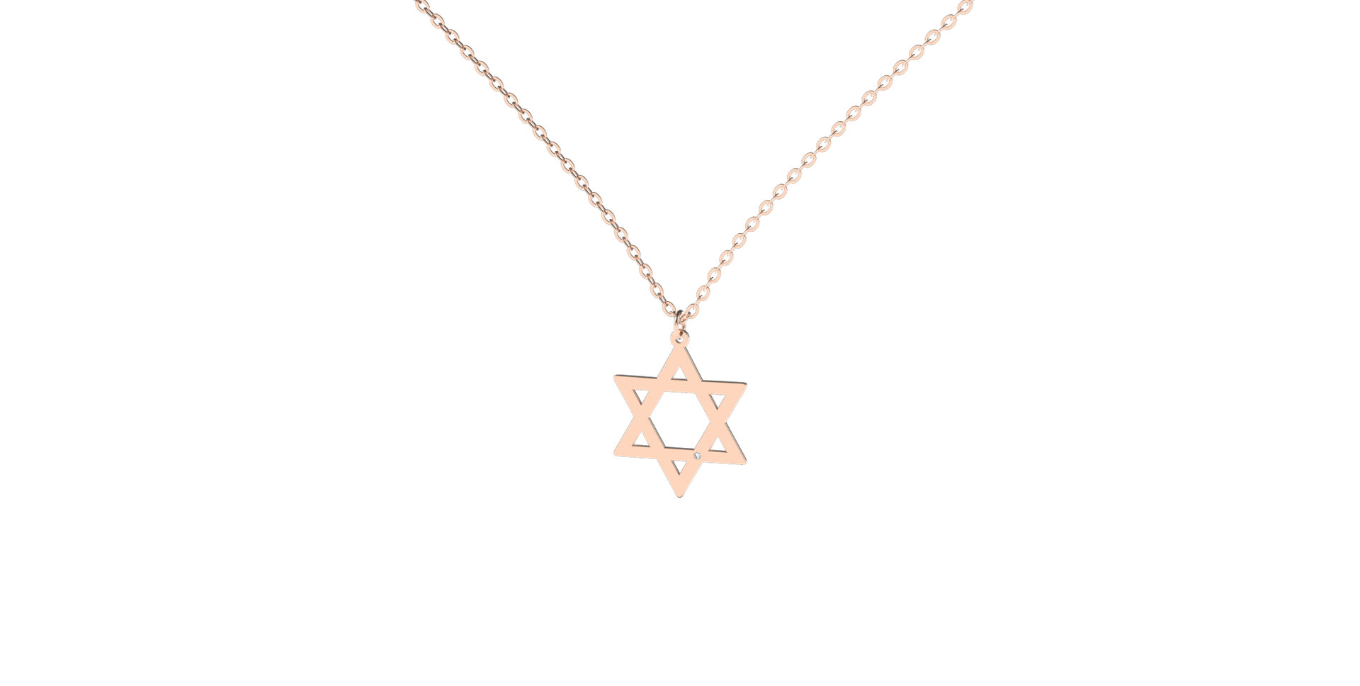 Diamond necklace David Star