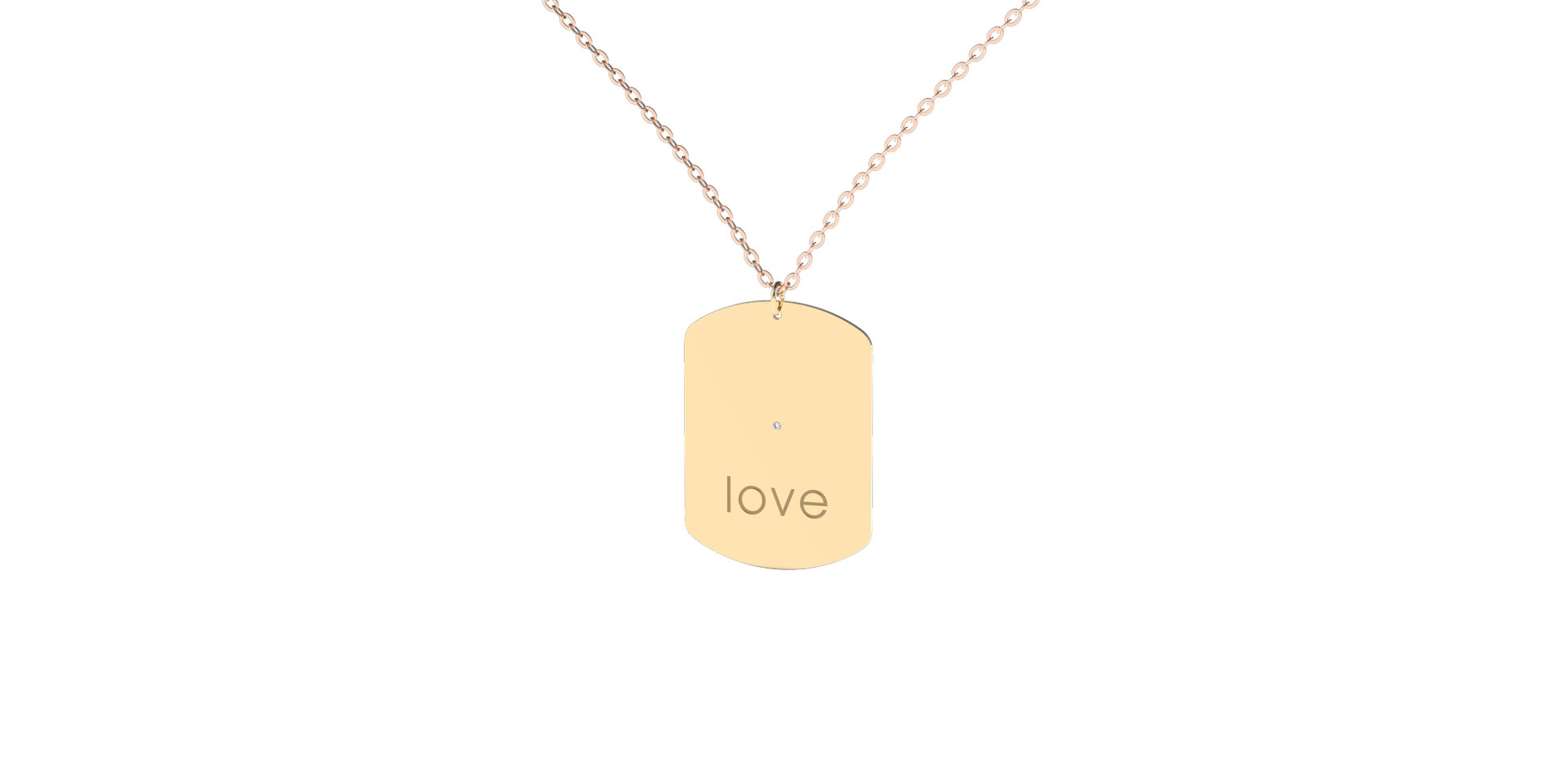 Diamond necklace My Darling