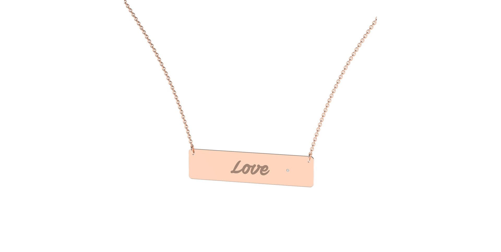 Diamond necklace Forever Love