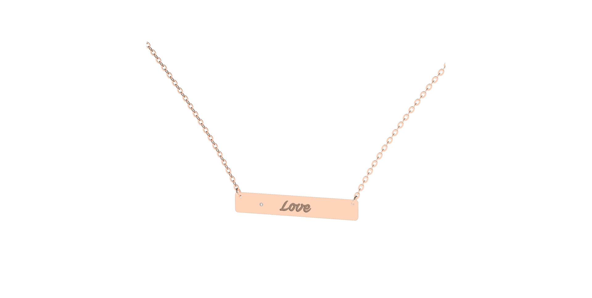 Diamond necklace Forever Darling