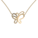Diamond necklace Butterfly5