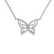 Diamond necklace Shiny Butterfly5