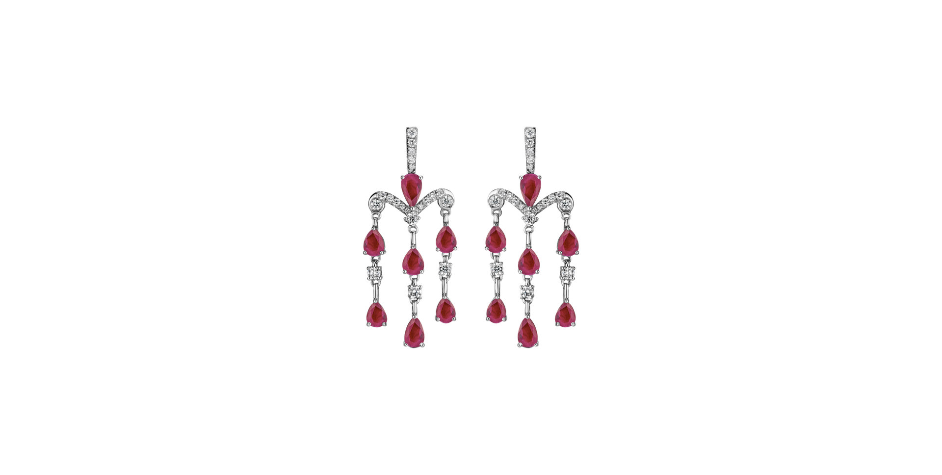 Diamond earrings and Ruby Phocles