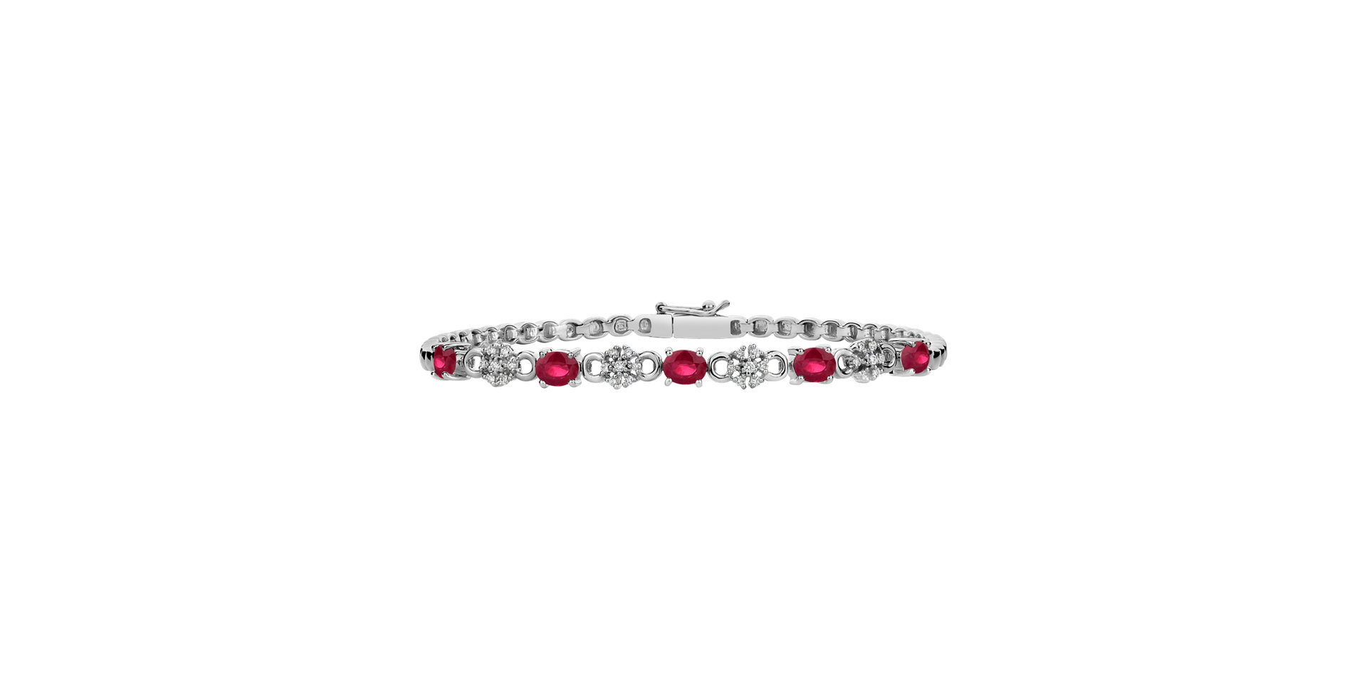 Diamond bracelet with Ruby Cody