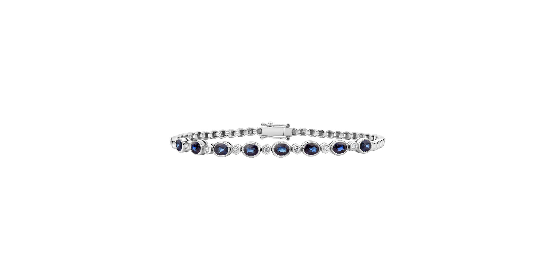 Diamond bracelet with Sapphire Meghan Beauty
