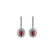 Diamond earrings with Ruby Darenis5