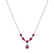 Diamond necklace with Ruby Royal Treasure3