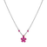 Diamond necklace with Ruby Radiant Meadow3