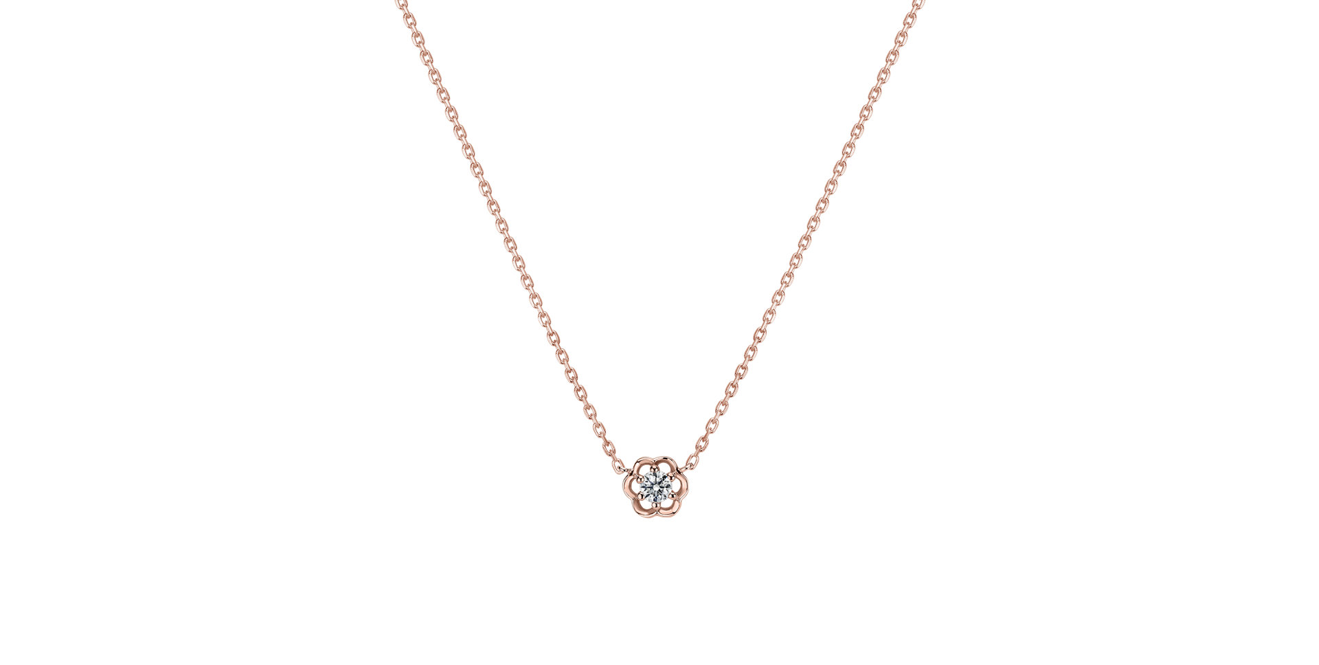 Diamond necklace Flower Spirit